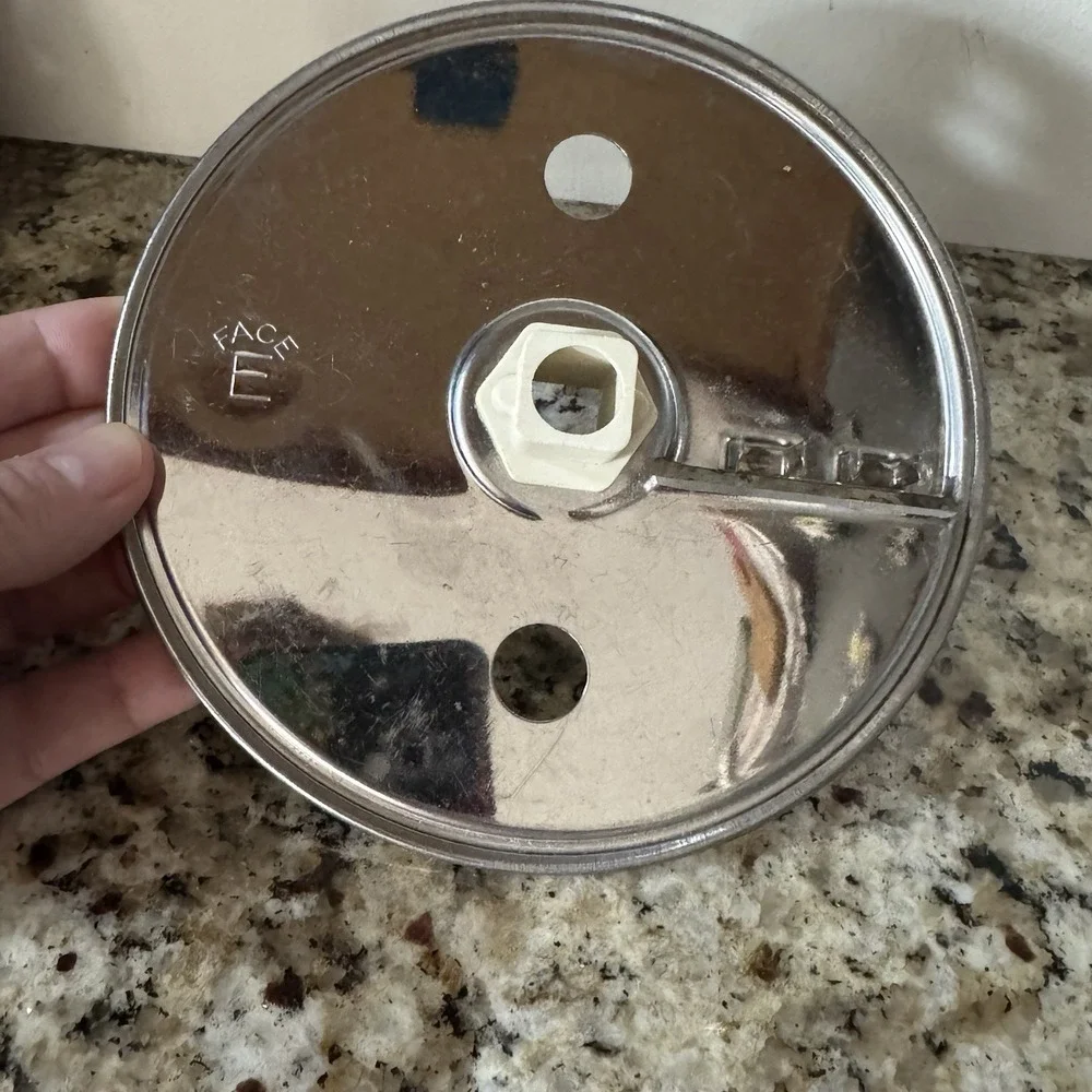 Vintage Moulinex Regal La Machine II Food Processor Shred Slice Blade Disc E